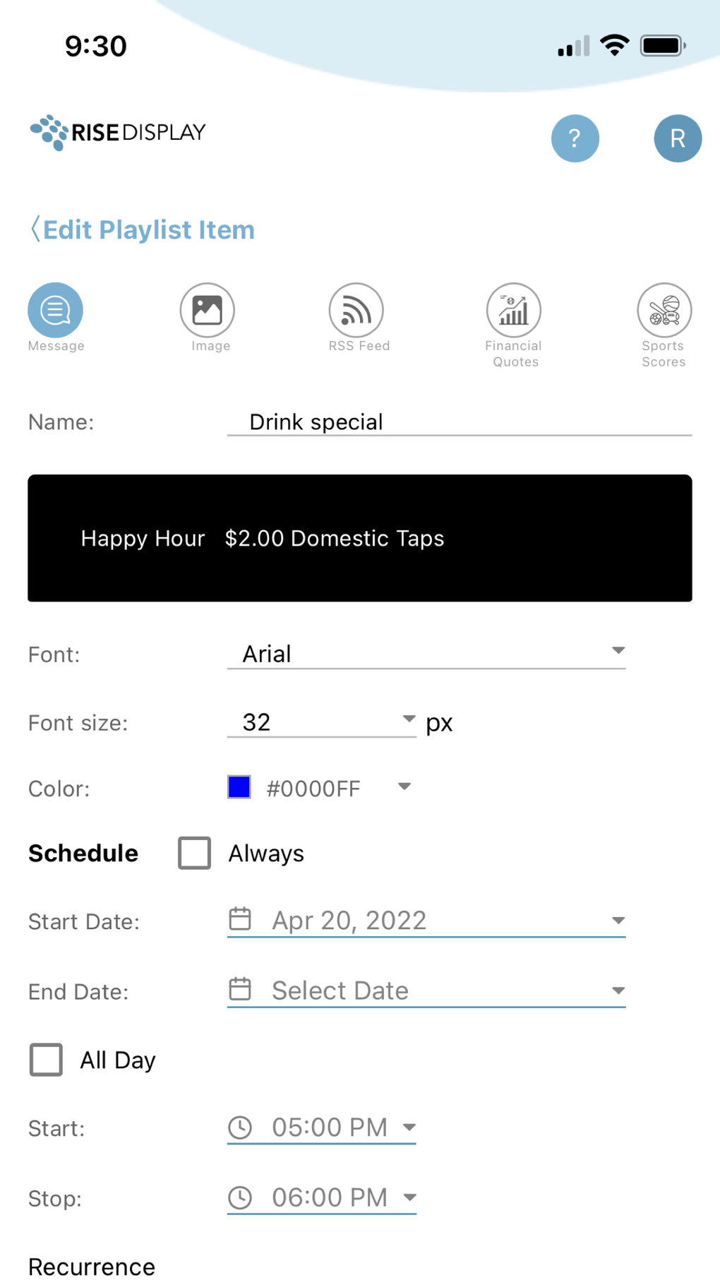 Rise Ticker For IPhone Download Rise Ticker For IPhone Download