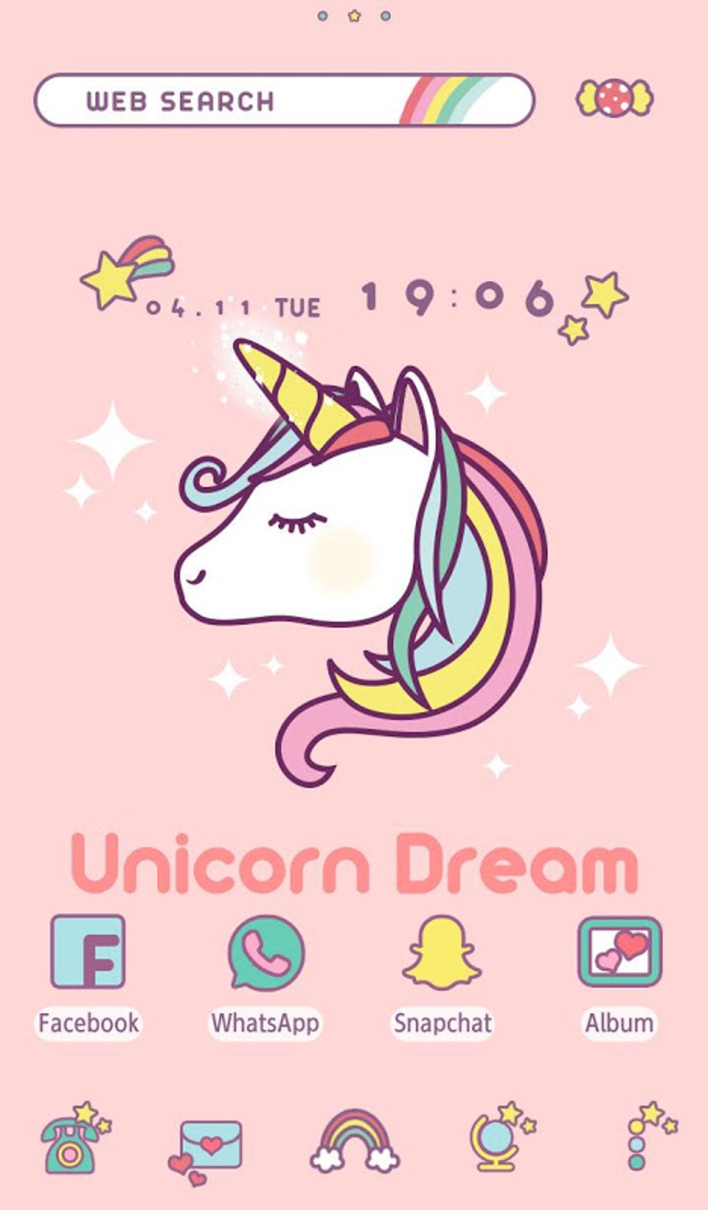 Hình ảnh nền Unicorn đẹp ấn tượng sắc nét full HD