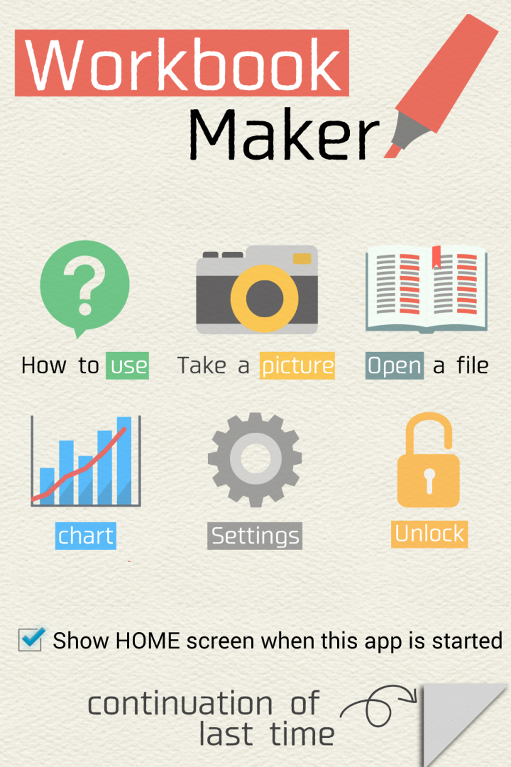 Workbook Maker для Android — Скачать