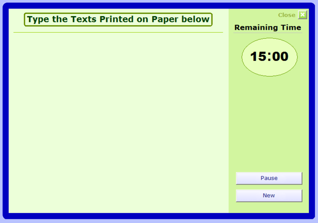 sonma typing online test