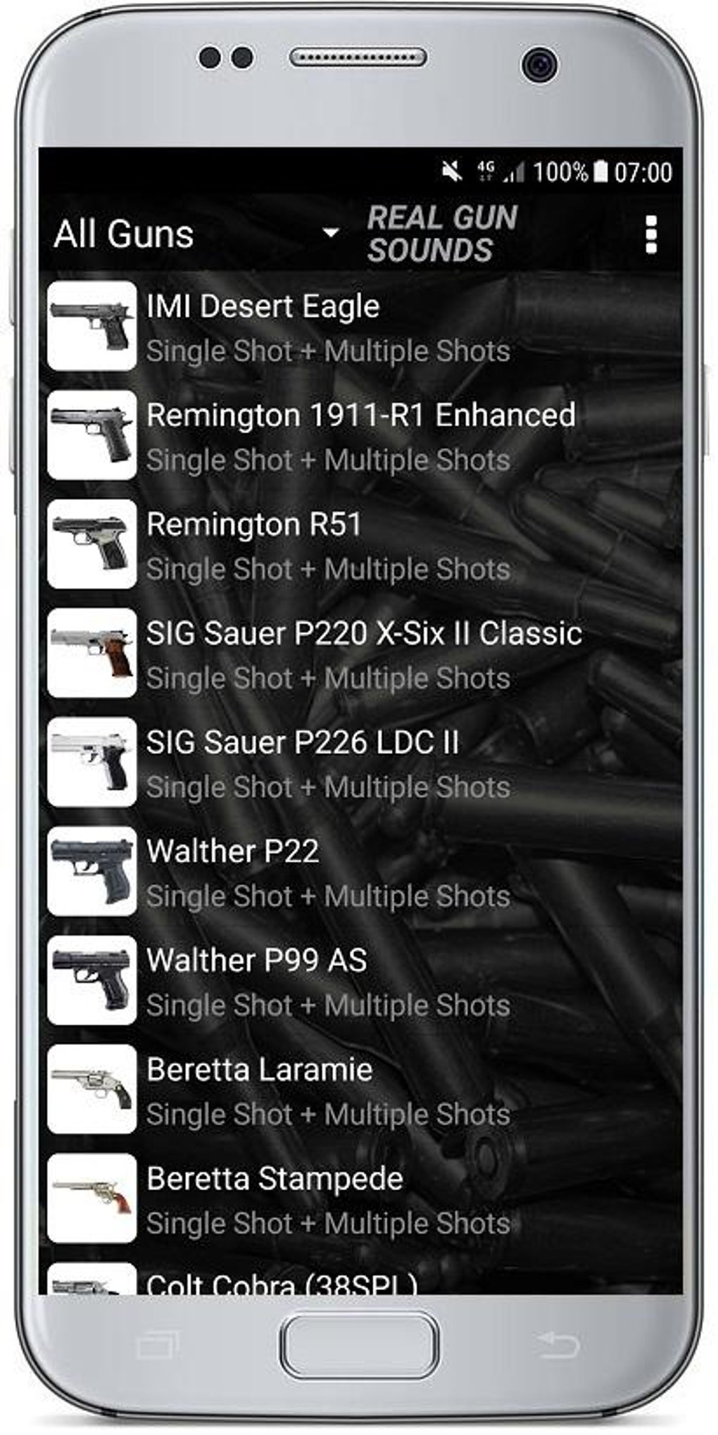 REAL GUN SOUNDS для Android — Скачать