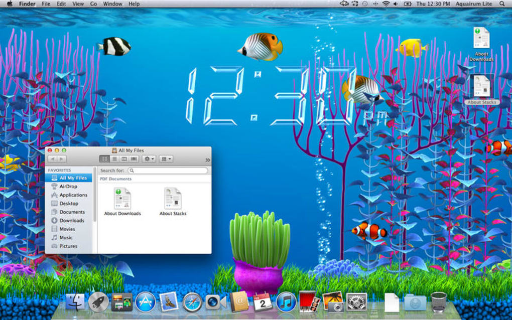 marine aquarium screensaver mac