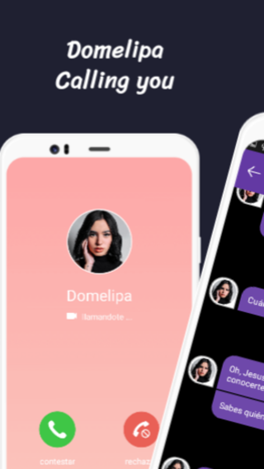 Domelipa call Domelipa Video Call and Fake Chat APK para Android - Descargar