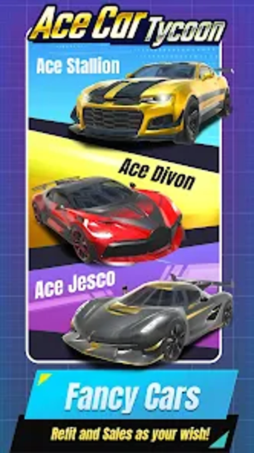 Ace Car Tycoon для Android — Скачать