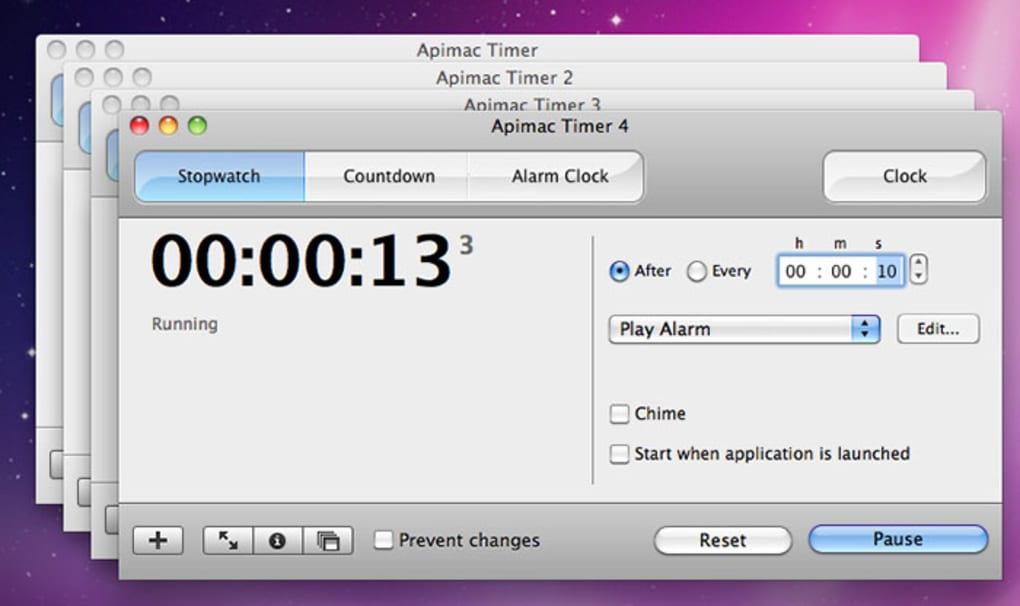 Problema Fangoso máquina Apimac Timer para Mac - Descargar