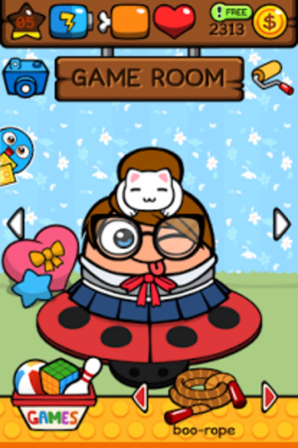 My Boo, Your Virtual Pet Game Pou Android, my talking tom, video Game,  smiley, emoticon png