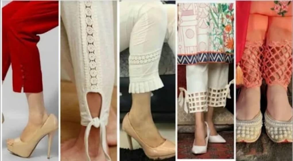 Ayesha Fabrics - Sadabahar Luxury Embroidered Trousers... | Facebook