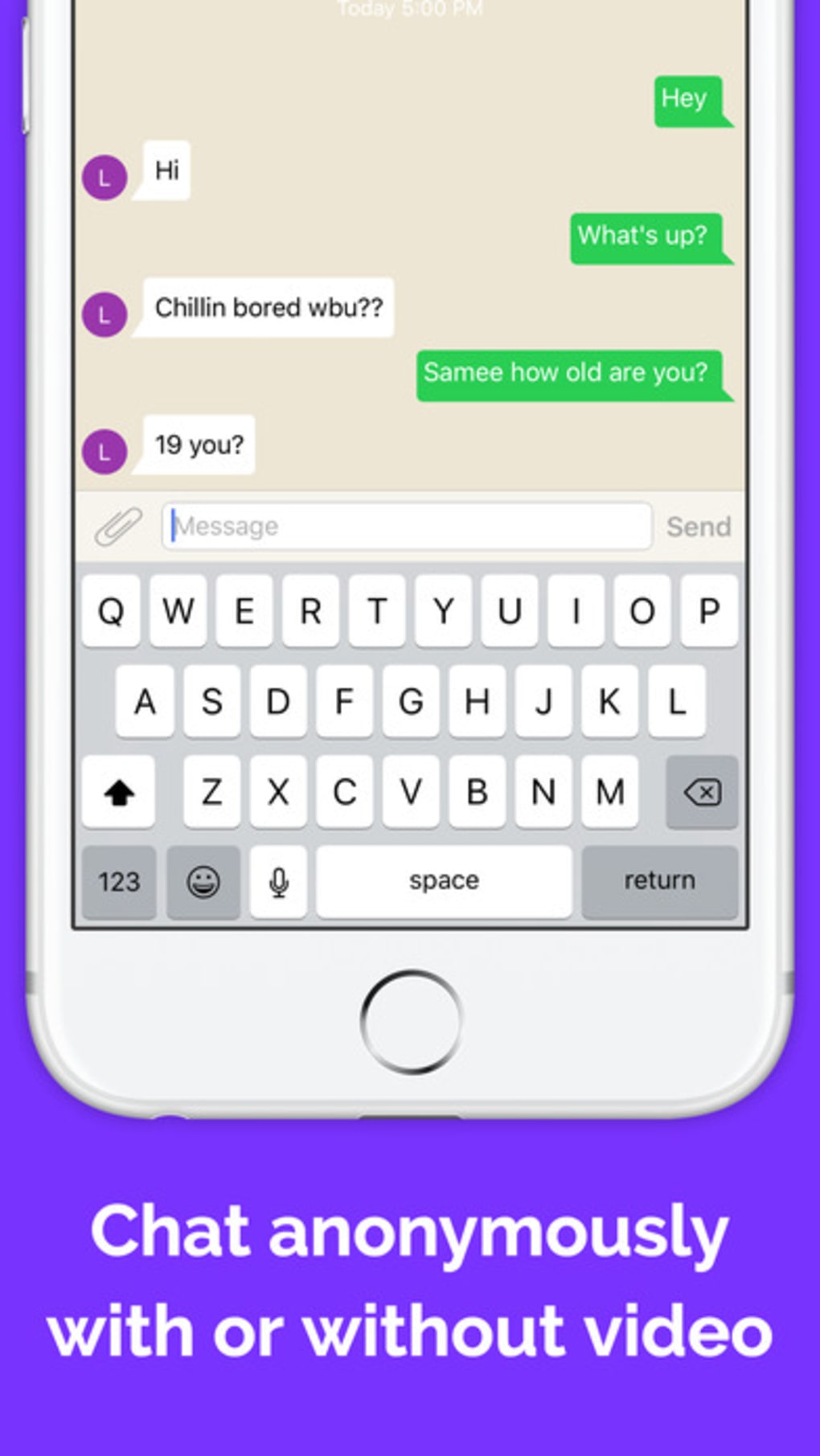 Bitterheid Meetbaar lichtgewicht Random Chat & Talk to Strangers on Video Cam App for iPhone - Download