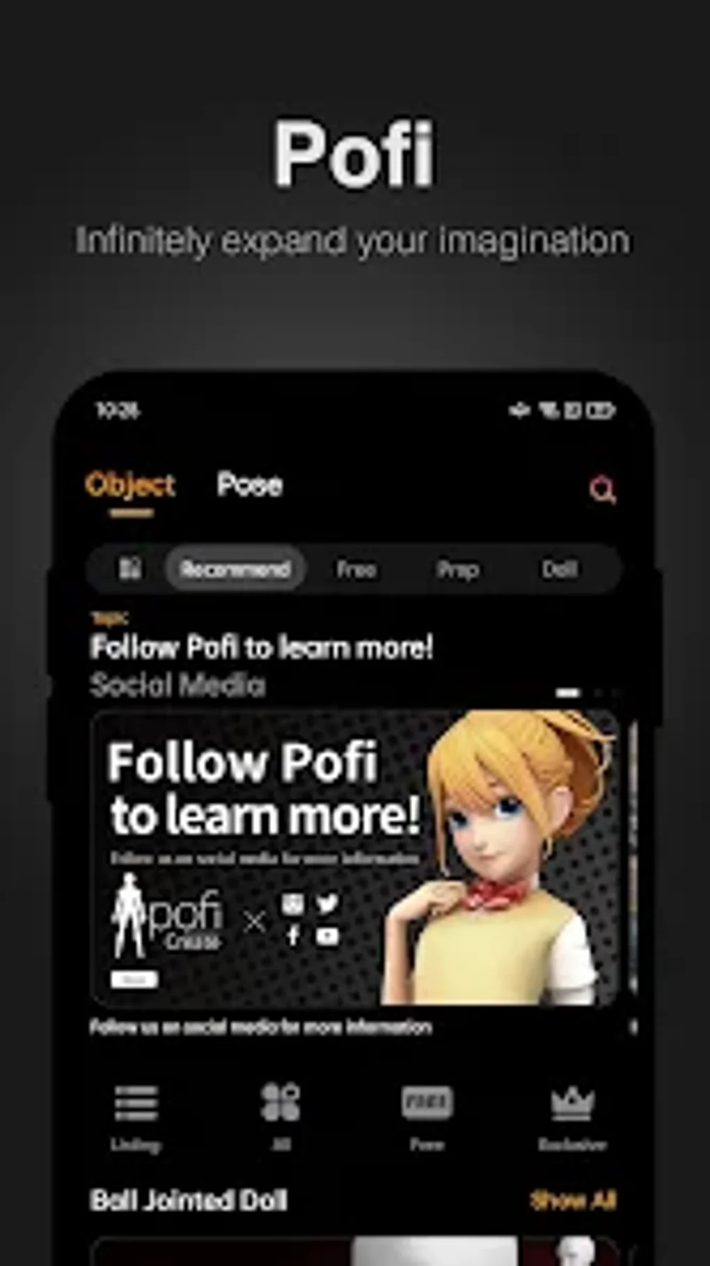 Pofi Create - Art Pose Paint для Android — Скачать