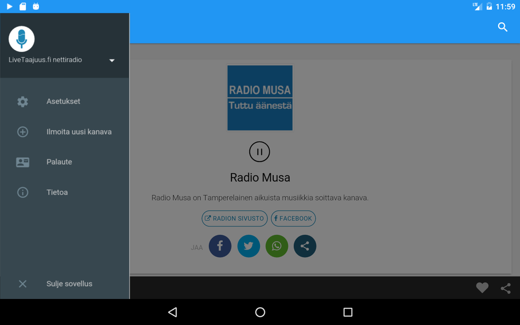 LiveTaajuus fi Kaikki Radiot APK Para Android Descargar LiveTaajuus fi Kaikki Radiot APK Para Android Descargar