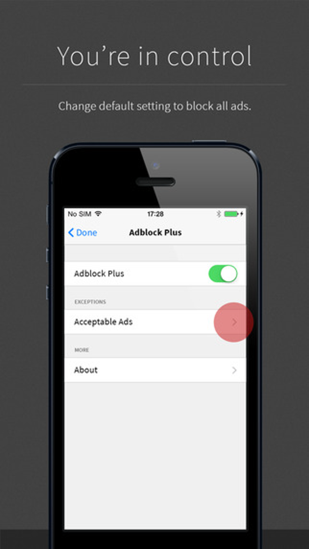 download the new for ios AdBlock Plus