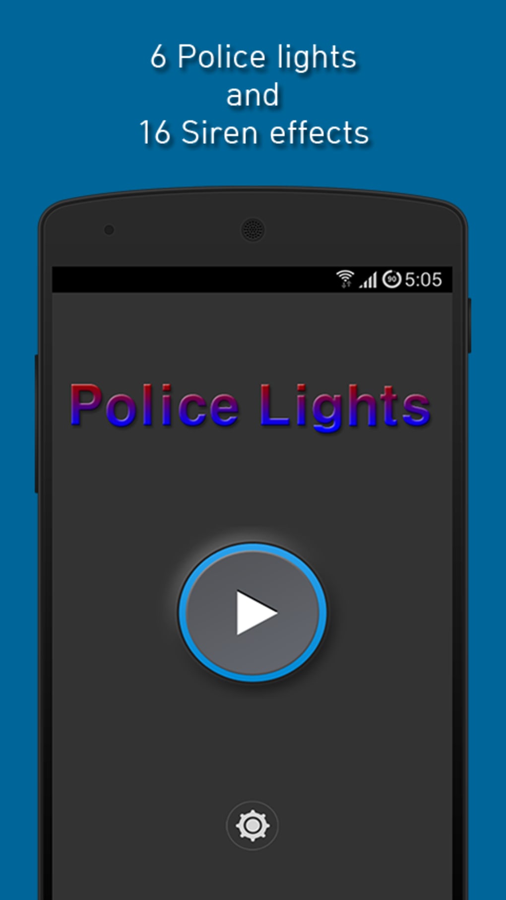 Sirena de policía luz sonido - Aplicaciones de Microsoft