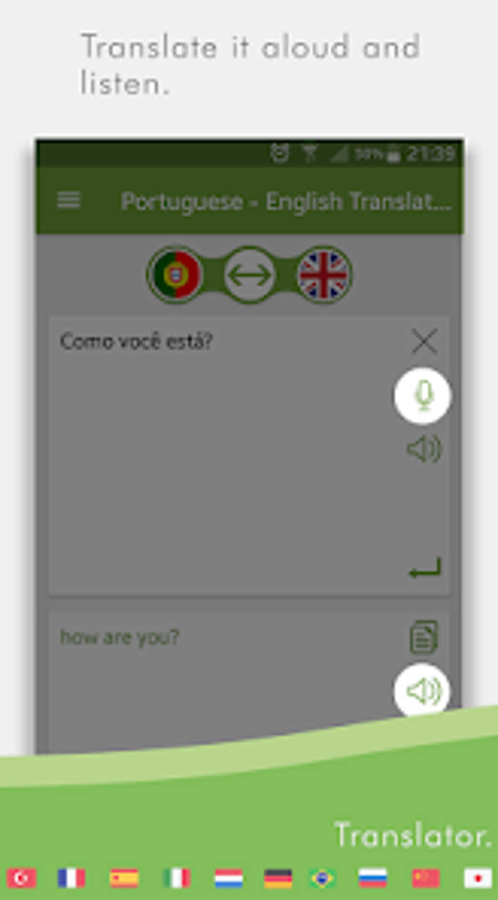 English portuguese translator for android download