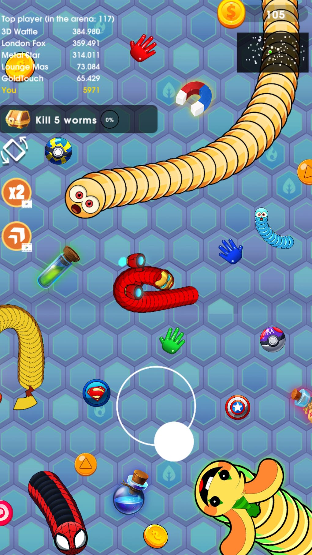 Sneak Snake-Slither Worm Game para Android - Download