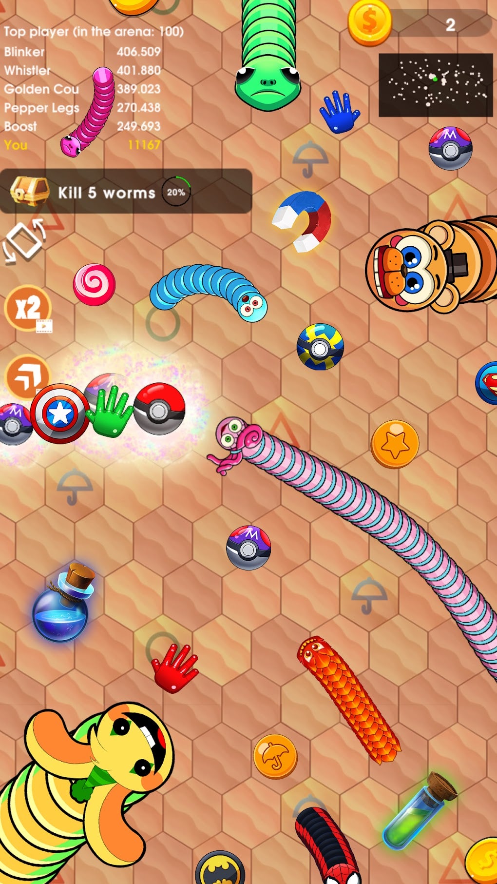 Slither Fun Worm io-Snake Game for Android - Free App Download