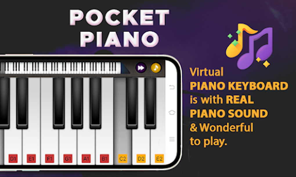 Pocket piano. Виртуальное пианино. Виртуальное фортепиано. Виртуал пианино. Пианино Android.