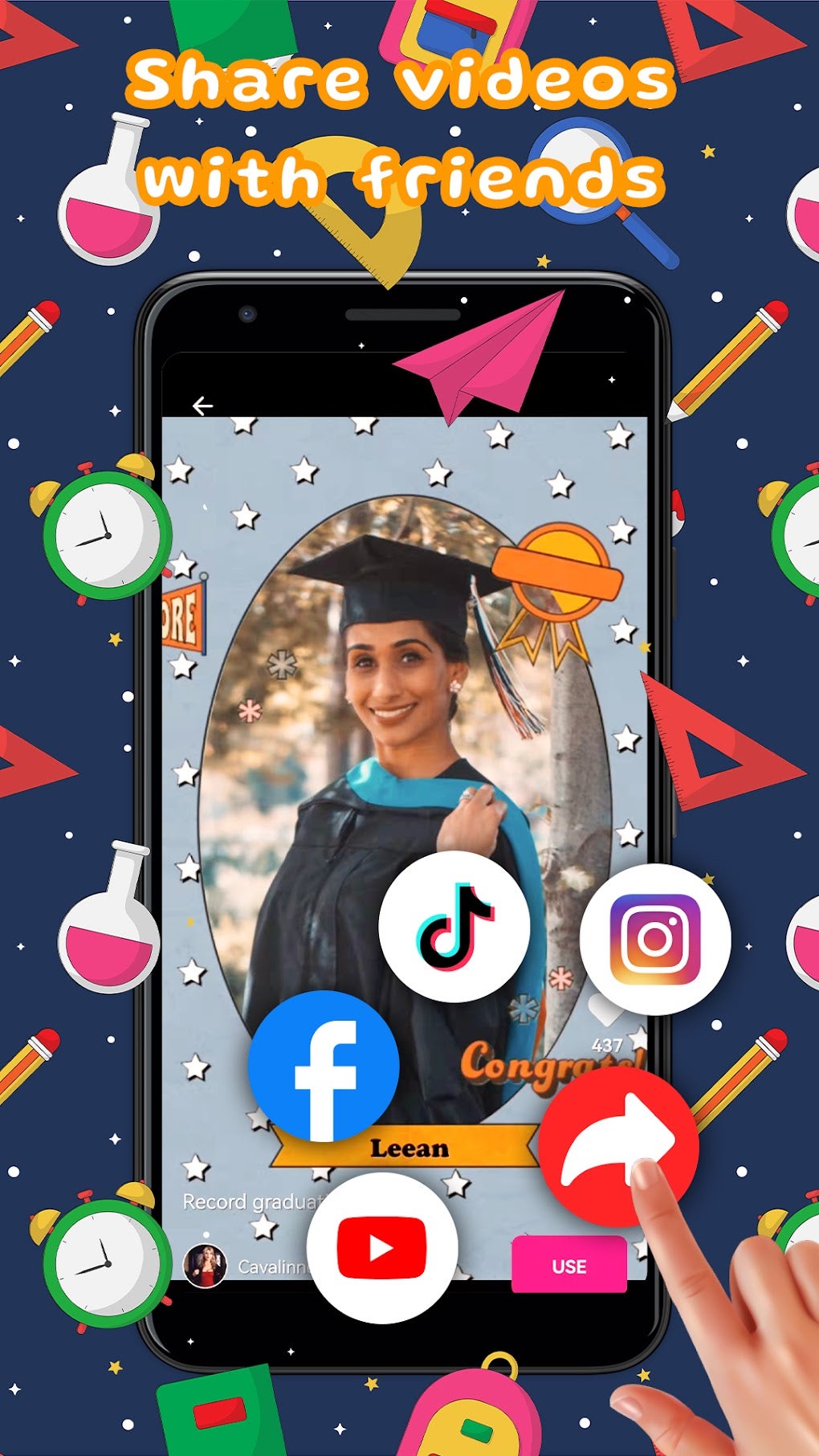 Graduation Photo Frame Video Editor Maker para Android - Descargar