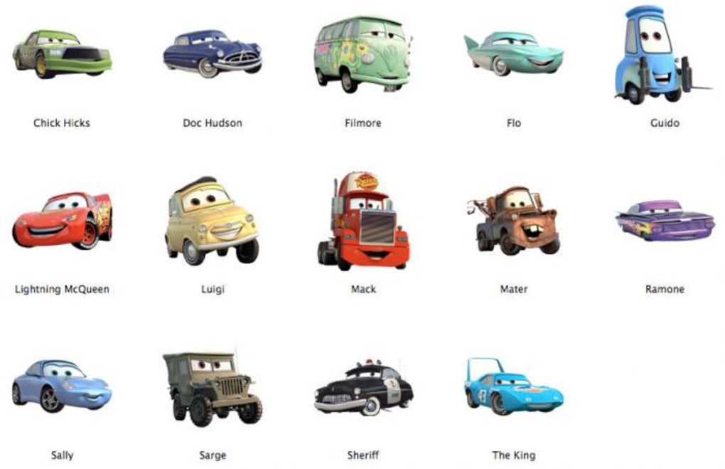 Personagens de Carros: conheça nomes e características