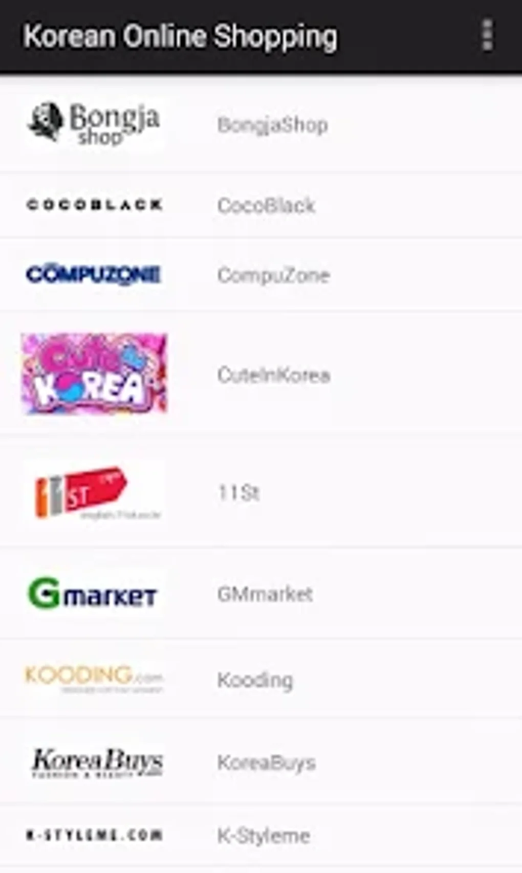 Online Shopping Korea for Android Download
