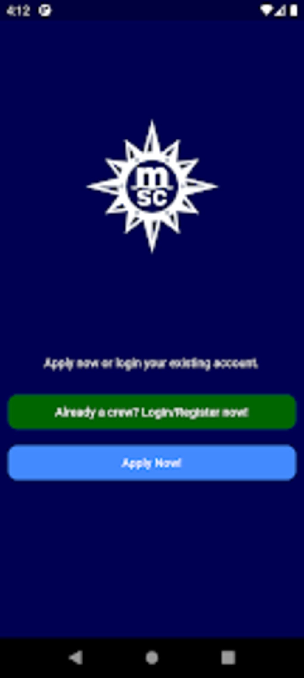 MSC Crewing Services for Android - Download