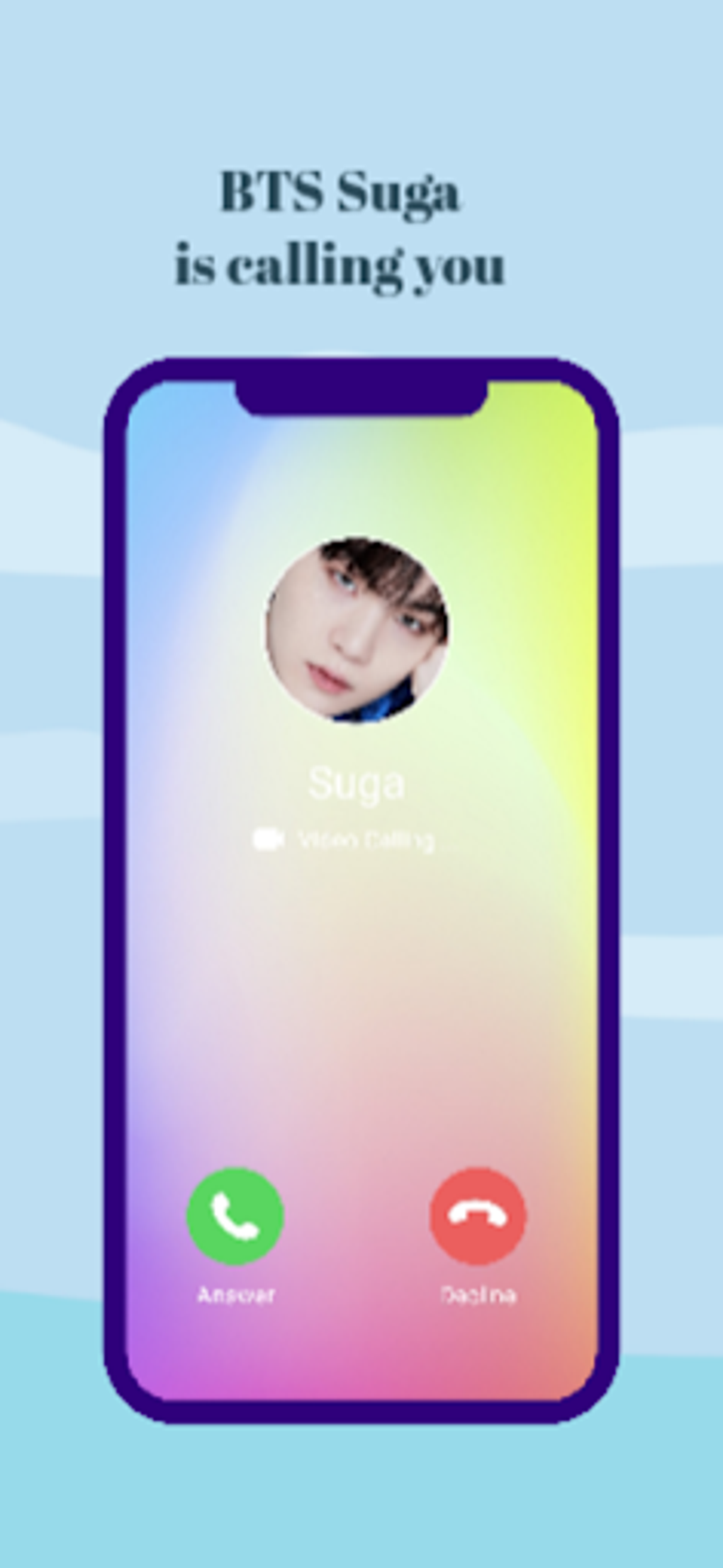 BTS Suga Video Call and Chat для Android — Скачать