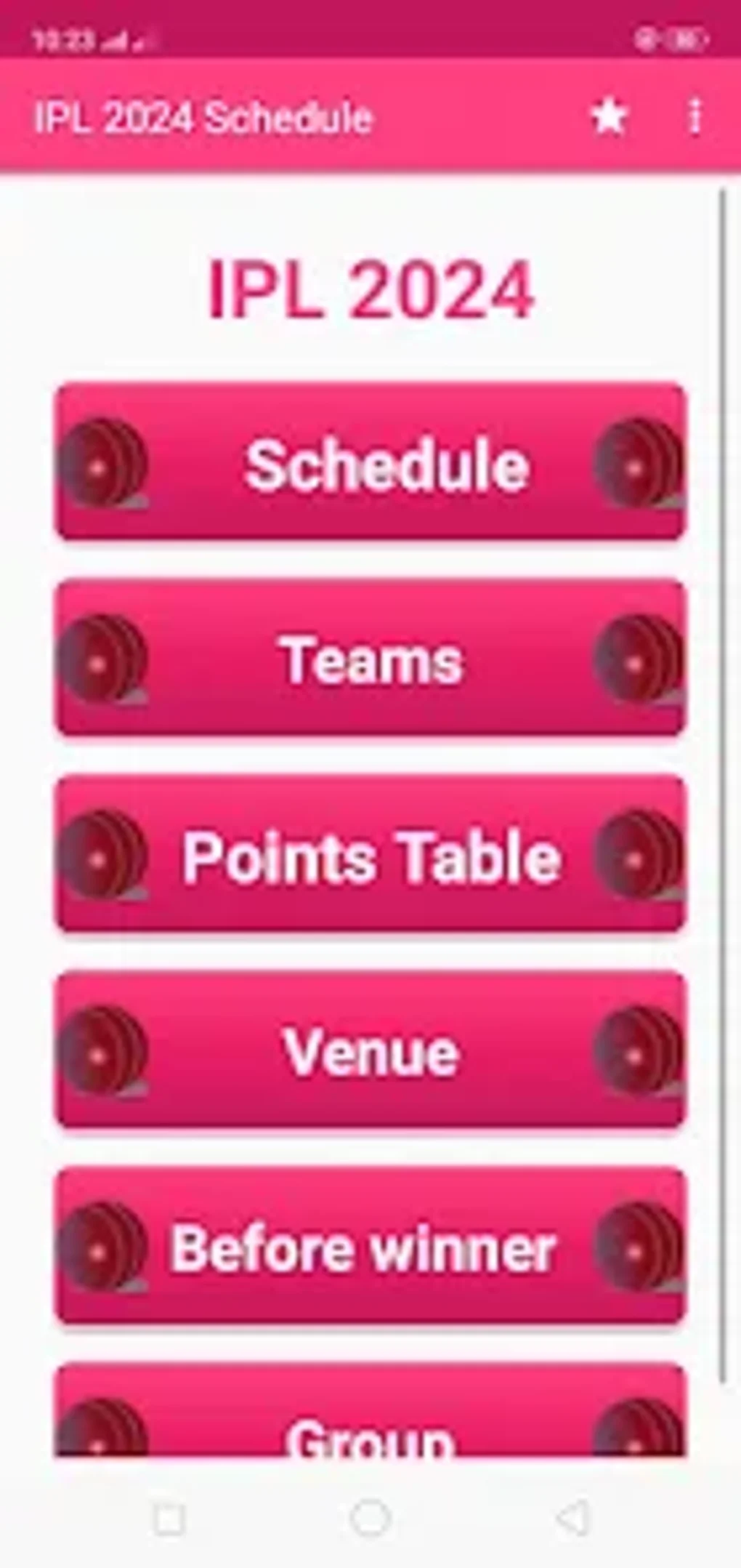 IPL 2024 Schedule for Android Download