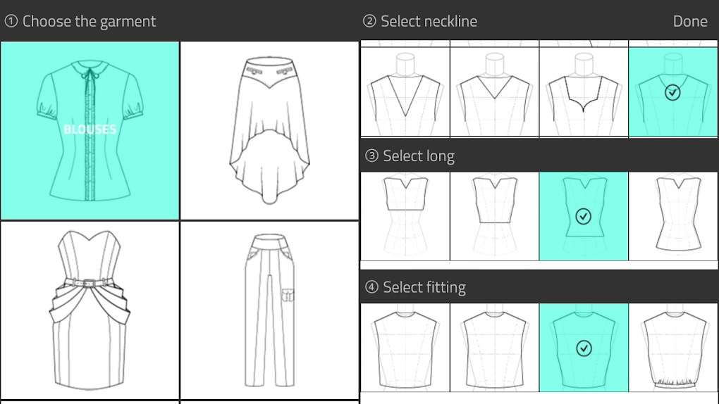 Fashion Design Flat Sketch for Android - Download