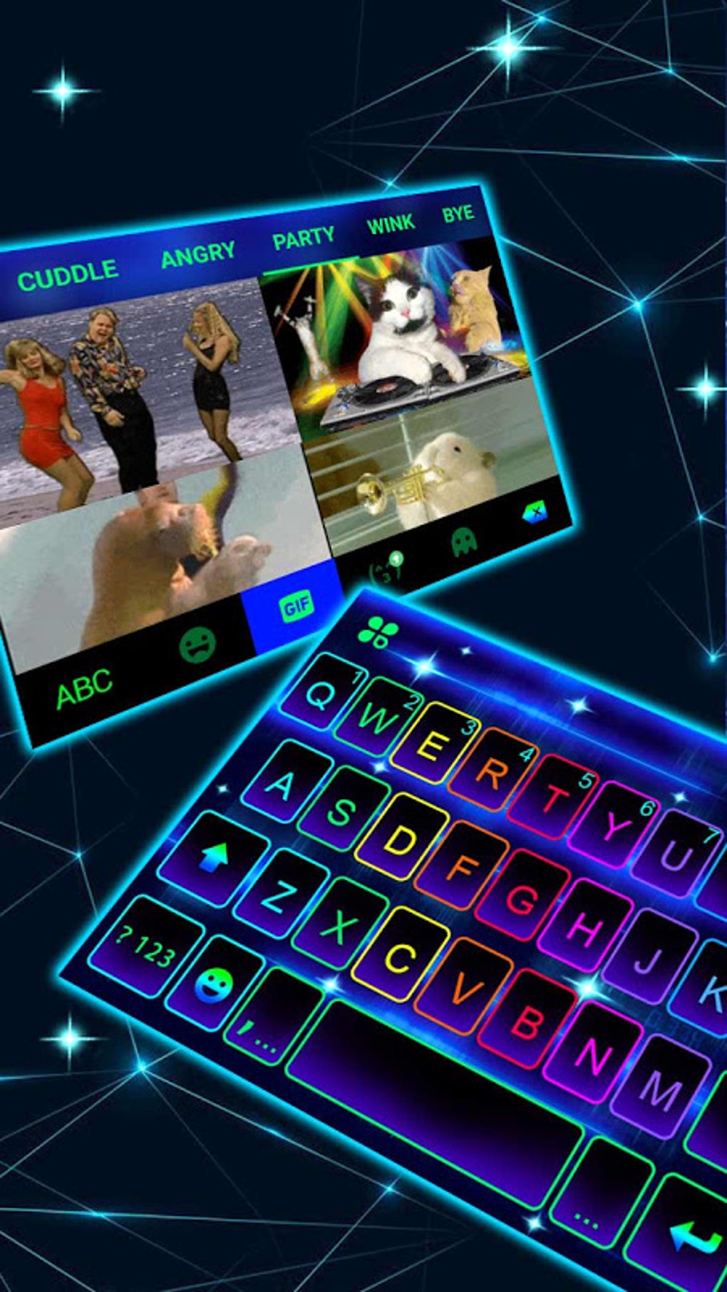 Neon Led Keyboard Theme APK Android ダウンロード