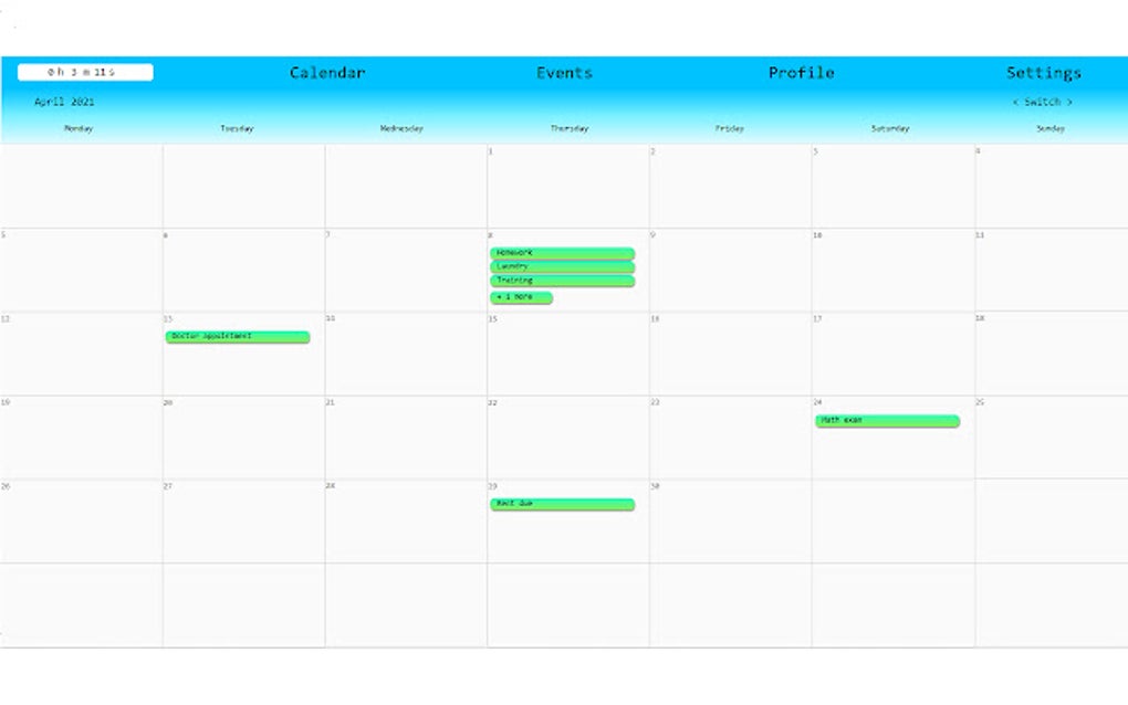 Calendar+ pour Google Chrome - Extension Télécharger
