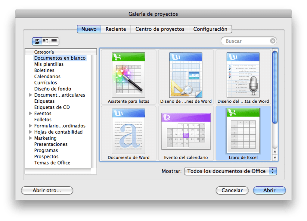 Microsoft Office 2008 SP2 para Mac - Descargar