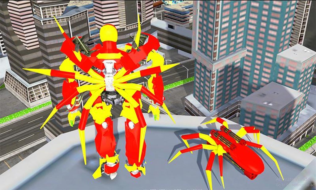 Android için Spider Robot Sim-Amazing Spider Grand Robot Battle - İndir