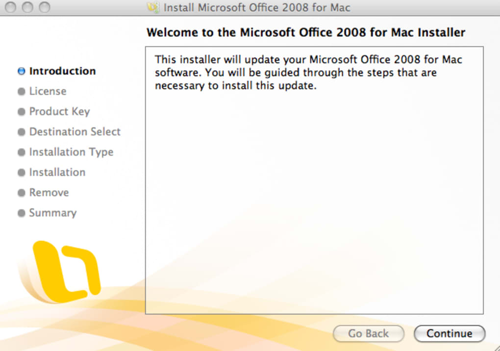 upgrade microsoft office for mac 2008 to 2011
