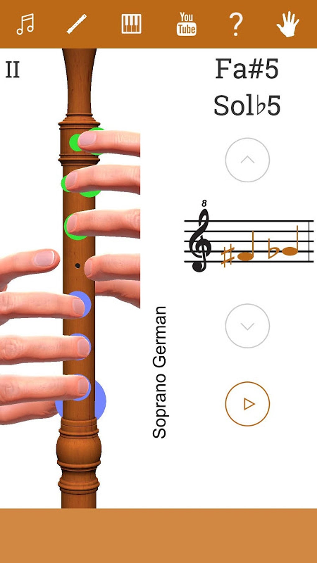 3D Recorder Fingering Chart - How To Play Recorder APK para Android ...