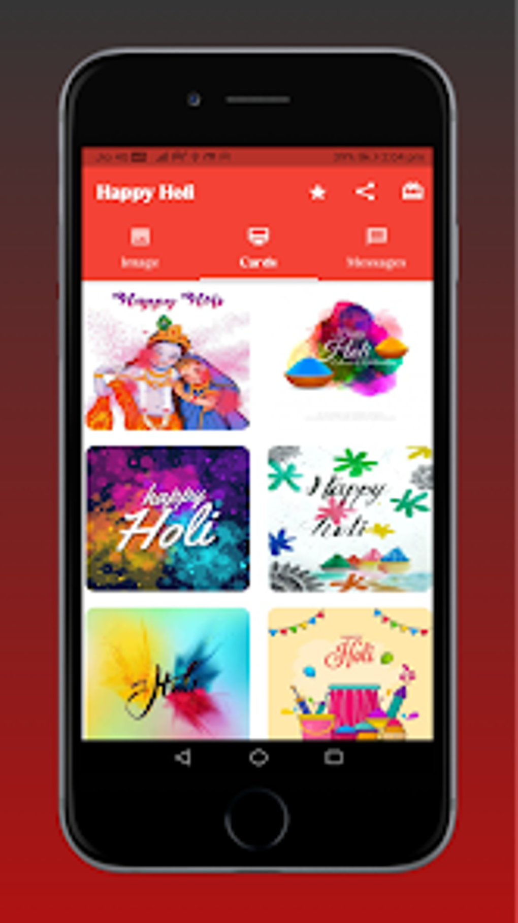 customized holi cards