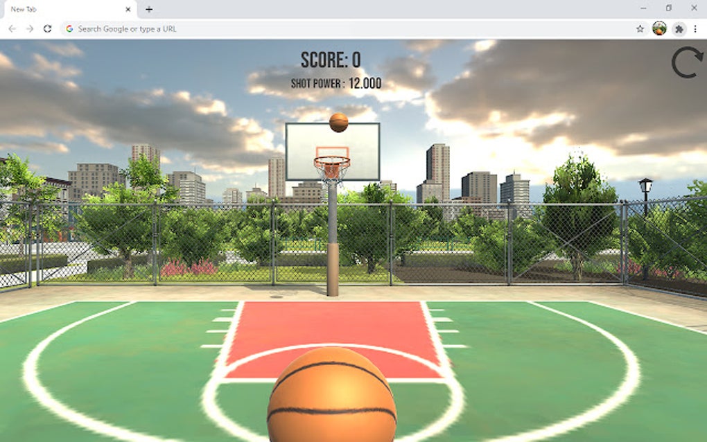 Basketball Court Dunk Shoot Game Google Chrome 용 - 확장 프로그램 다운로드