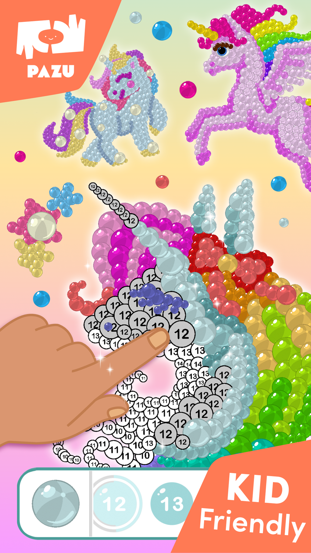 Color by number games for kids para iphone download