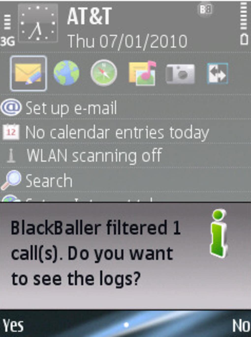 blackballer pour symbian 6.0