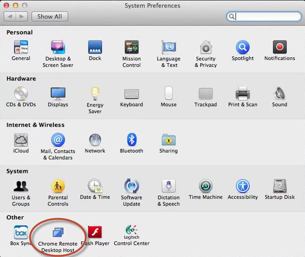 chrome remote desktop mac black screen