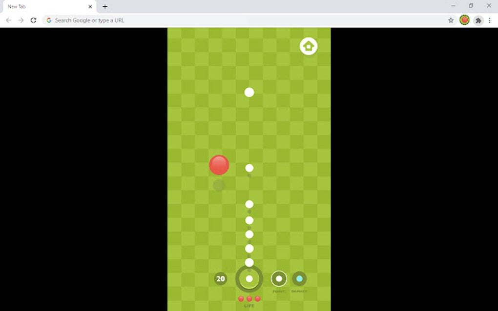 White Dot Shooting Game para Google Chrome Extensión Descargar