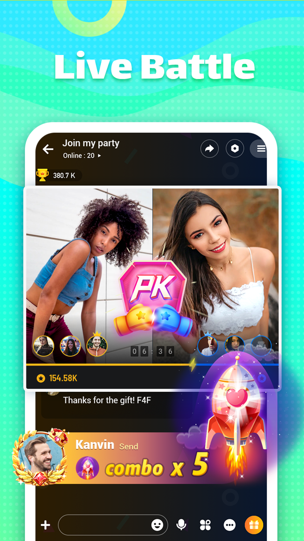 Ola Party - Live Chat Party APK для Android — Скачать