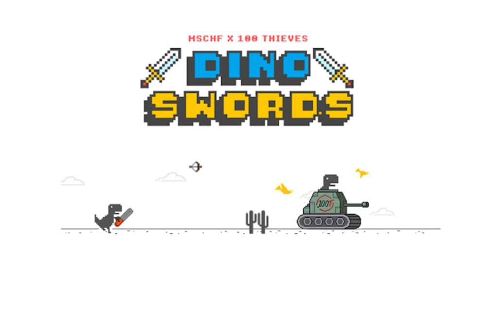 Google Chrome Is Updating Its Offline Dinosaur Game With A New Dino Swords  Version
