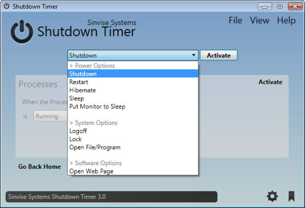 Sinvise Shutdown Timer 2/7.