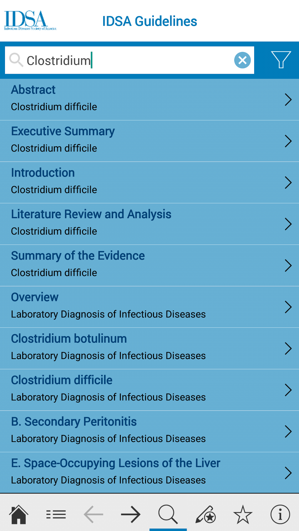 Android 용 IDSA Clinical Practice Guidelines APK - 다운로드