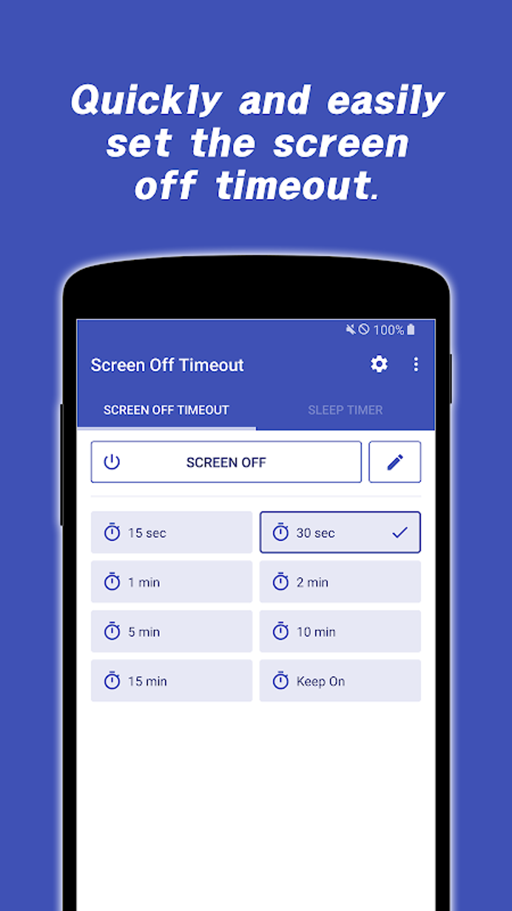 Screen Off Timeout APK для Android — Скачать