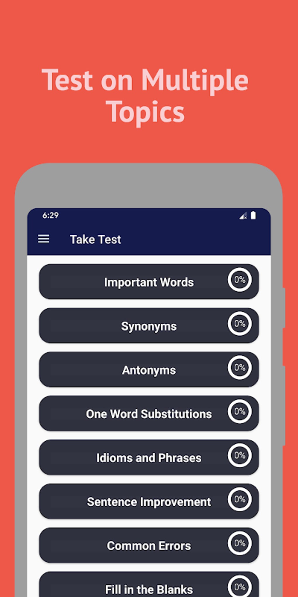 English Vocabulary Test Android 