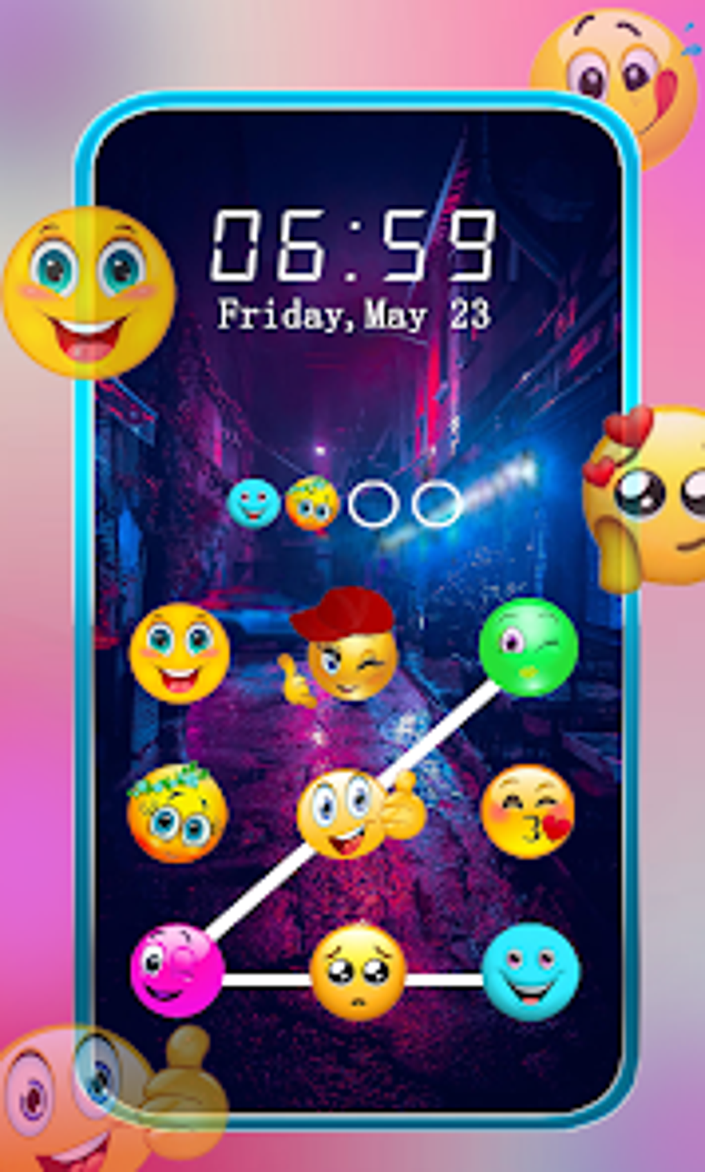 Emoji Lock Screen для Android — Скачать