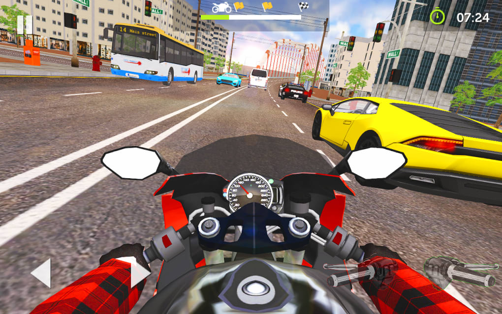 Jugando Juegos de Motos - Videos para Niños - Moto Bike Racing Super Rider  