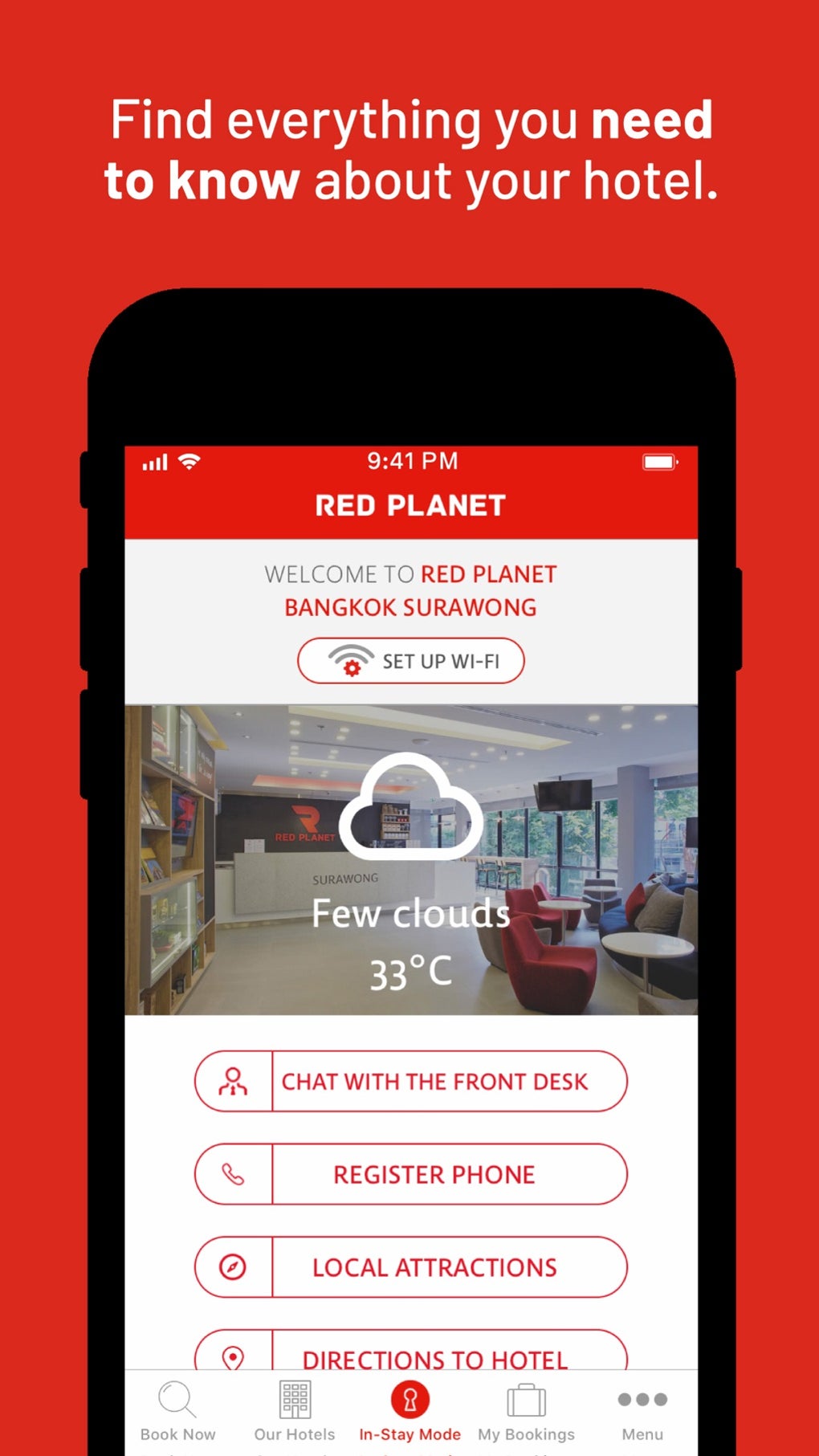 Red Planet Hotels для iPhone — Скачать