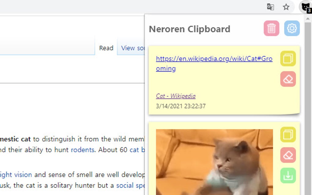 Neroren Clipboard for Google Chrome Extension Download
