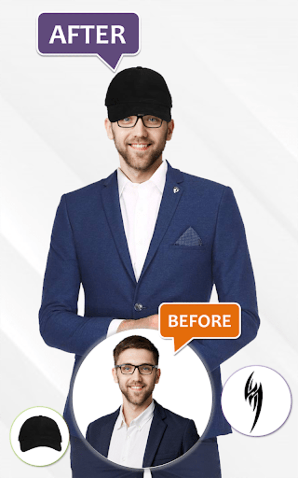 Man Suit Photo Editor - Head in Hole Picture Maker For Stylish Boys & Men |  App Price Intelligence by Qonversion